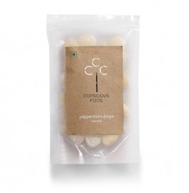 Conscious Food Peppermint Drops   Pack  100 grams